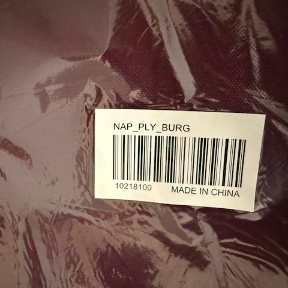 Bulk NEW Cotton Blend Cloth Napkins - Burgundy - 40 - Picture 4 of 5